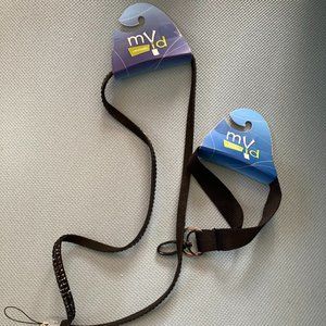 Neck and Wrist MY ID holders - black